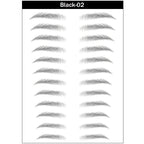4D Hair-Like Eyebrow Stickers Waterproof Eyebrow Tattoo Water Transfer Eye Brow Enhancer Long Lasting Korean Cosmetics