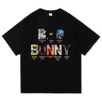 Bad Bunny T-shirts Graphic Harajuku Men women Tshirt Designer Harajuku Unisex Clothing