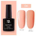 AWStorG15ml 2 IN 1 Crystal Top Coat Transparent Soak Off UV LED Nails Art Manicure Gel Nail Polish Varnishes Primer Function Gel