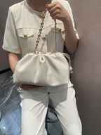 Brand Design Fashion High-grade Texture Leather Cloud Bag Luxury Ladies High Quality Cowhide  Shoulder Crossbody Bags For Women