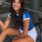 BRASIL Letter Graphics Print Goth Y2k Yellow Skinny Cropped Tees Women Sexy Streetwear 2000s Harajuku New Woman Clothing T-Shirt