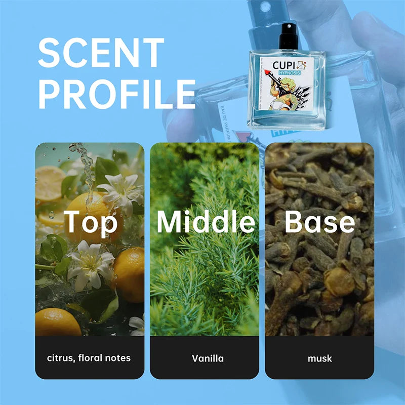 Cupid Hypnosis Perfume Original Long Lasting Pheromone Cologne Fragrances Eau De Parfum Plant Floral Scent Fresh духи женские