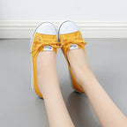 Canvas Small White Shallow Cut Summer Flat Sport Casual Ladies Soft Sneakers Platform Zapatillas De Mujer Tenis Women Luxury