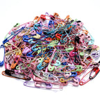 30pcs 6x30mm Colorful High Quality Safety Pins Paper Clip DIY Sewing Tools Metal Needles Large Safety Pin Brooch Accessories