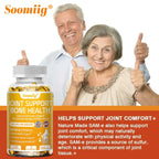 Calcium Magnesium Vitamin D3 & K2 - Supports healthy joint structure, function & comfort, muscle, immunity, bones, non-GMO