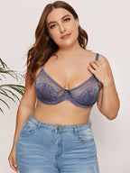 Beauwear B C Cup French Style Light Weight Women Lace Bra Breathable Back Closure Adjustable Strap Soft Deep V Thin Lingerie Top