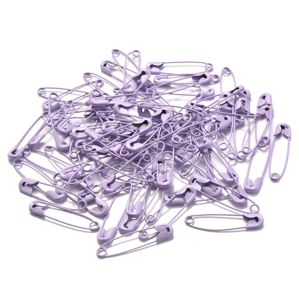 30pcs 6x30mm Colorful High Quality Safety Pins Paper Clip DIY Sewing Tools Metal Needles Large Safety Pin Brooch Accessories
