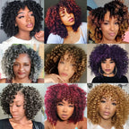 1- 5 Packs 8 inch Jumpy Wand Curl Jamaican Bounce Crochet Hair Natural Black Wand Curls Crochet Hair Short Curly Crochet Braids