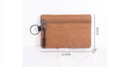 Canvas Mini Coin Wallet Bag Solid Color Zipper Key Bag Money Pocket Purse Women Men Small Card Holder Change Coin Purses