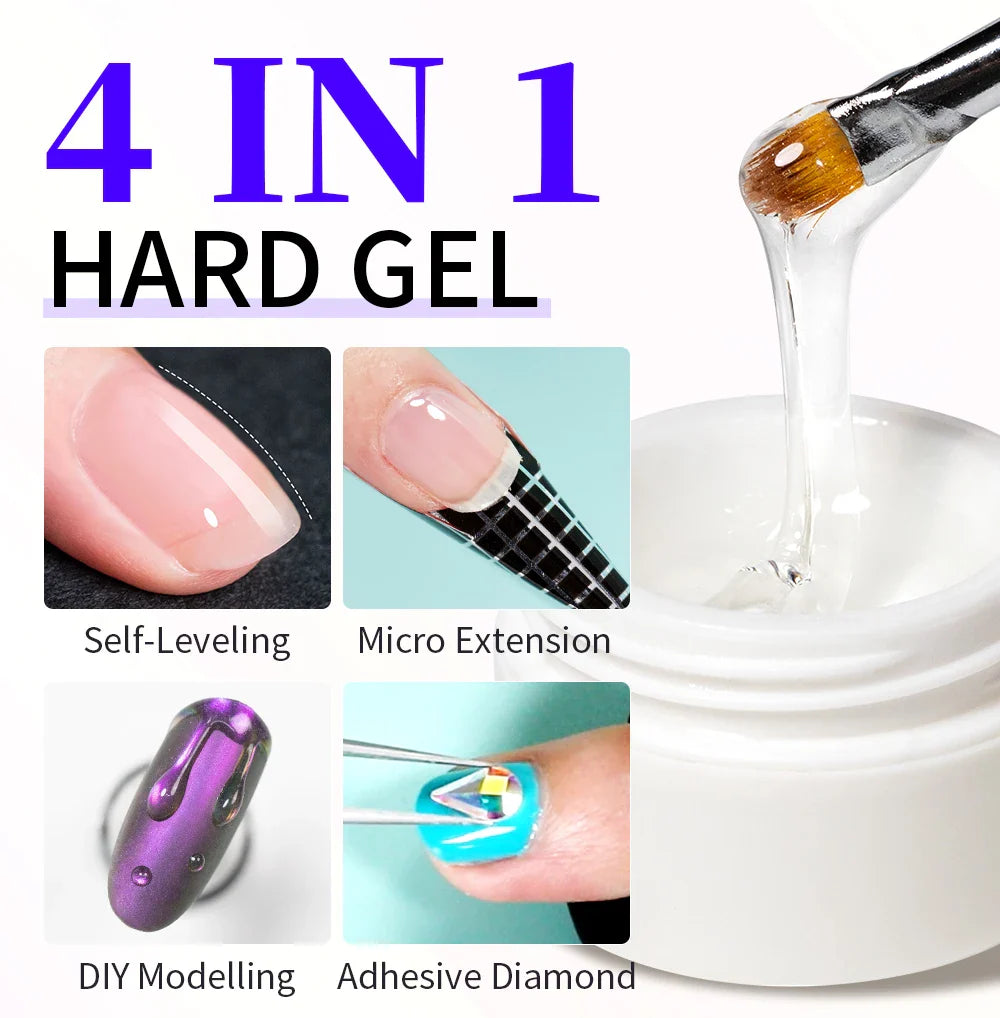 AWStorG15ml 2 IN 1 Crystal Top Coat Transparent Soak Off UV LED Nails Art Manicure Gel Nail Polish Varnishes Primer Function Gel