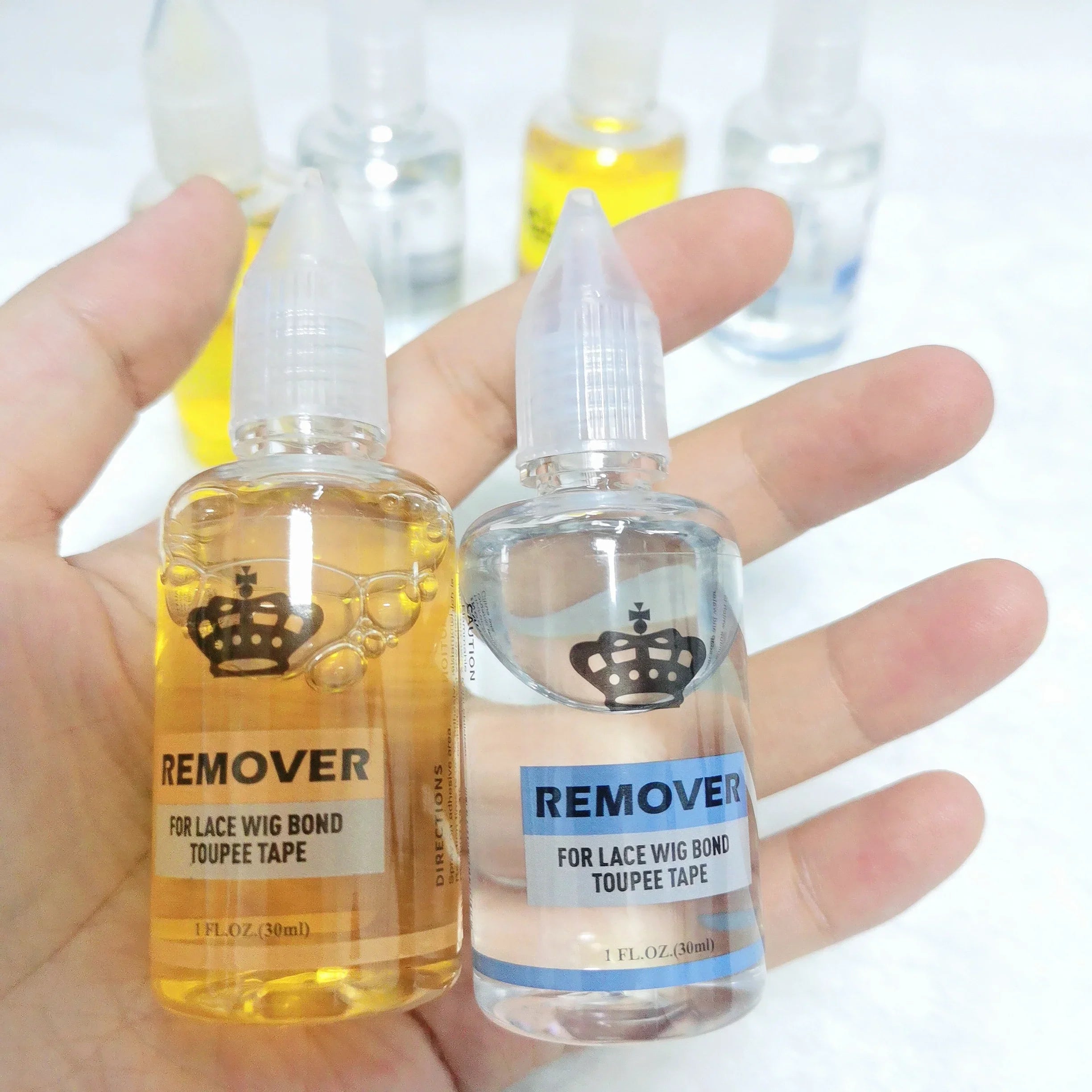 30ml Wig Glue Remover For Lace Wig/Toupee/Closure/Tape Hair Extension Clear Remover For Adhesive Tape Yellow Liquid Glue Remover