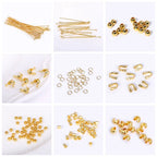 18K Gold Plated Split Rings Connecting Ring Brass Open Jump Rings Accessories For Jewelry DIY Jewelry Material Wholesale