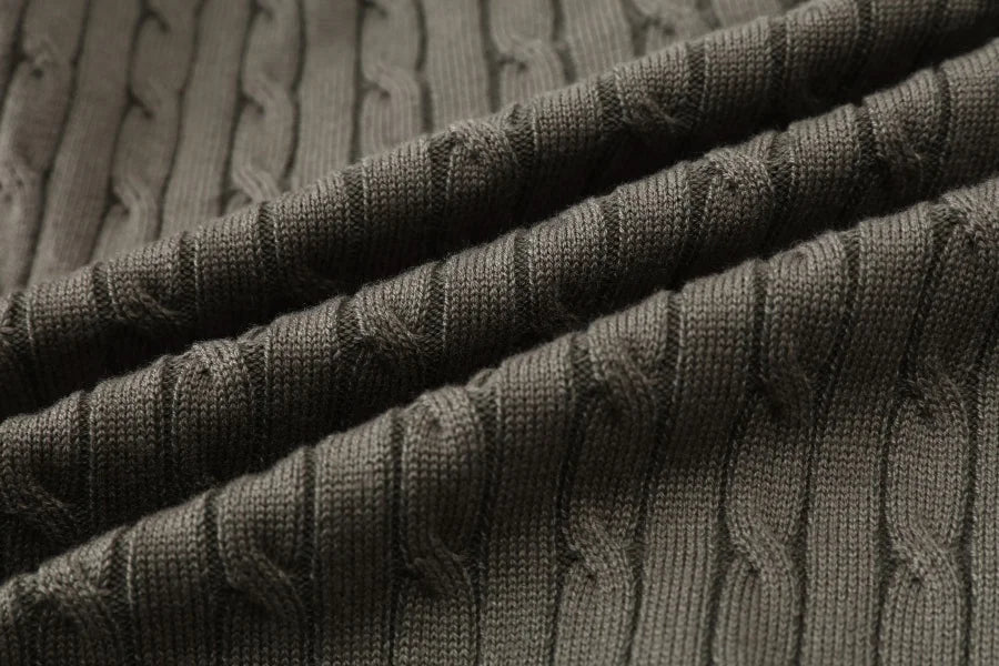 AS AW25 new design knitting cable cardigan + ribbing mockneck dress maxi length match for lady wear