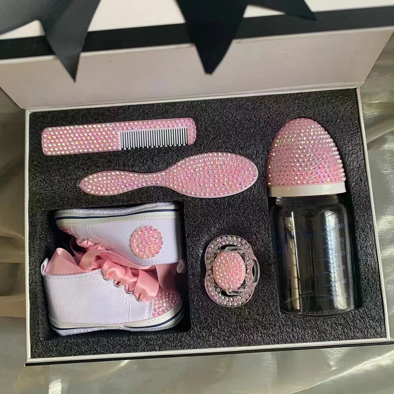 Baby Toddler Shoes Newborn Gift Set With Luxury Gift Box Packaging