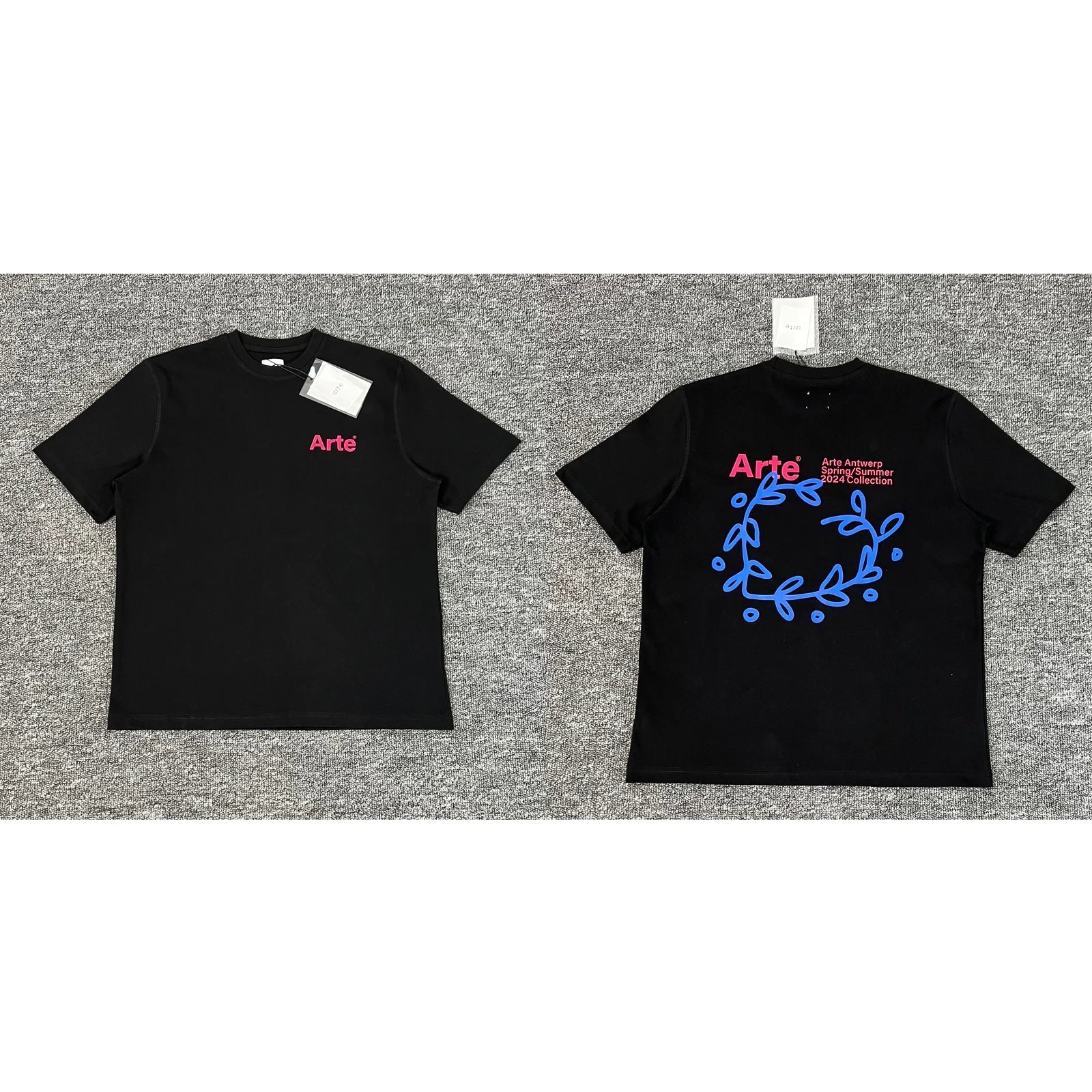 ARTE T-shirts Men Women Couples Streetwear High Quality Print Round Neck Short Sleeve Arte Top Tee One Day Shipped Out