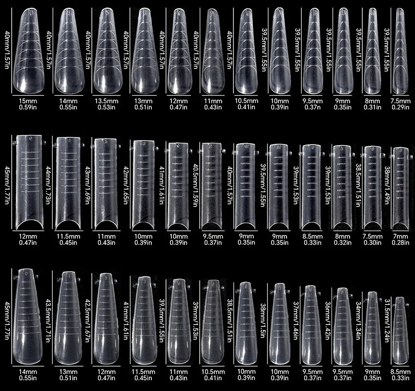 120Pcs Nail Forms For UV Gel Quick Building Extension Top Molds Dual Forms Acrylic Nail Art Tips Nails Accessories Tools