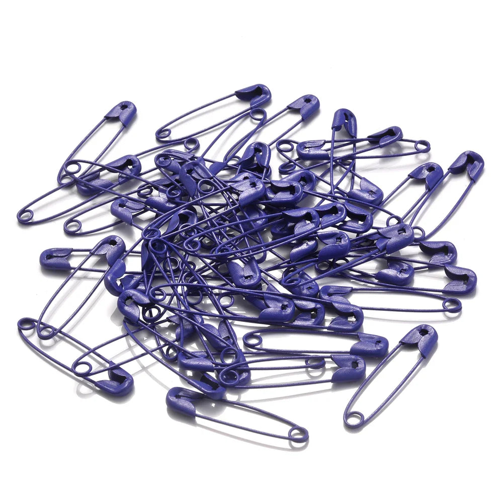 30pcs 6x30mm Colorful High Quality Safety Pins Paper Clip DIY Sewing Tools Metal Needles Large Safety Pin Brooch Accessories
