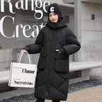 20 degrees Winter Women long Parkas Jackets Casual Hooded Thick Warm Windproof Parkas Coat Fashion Female outwear Long parkas