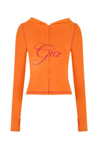 25 Summer New Shoulder Letter Printed Bright Thread Design Slimming Hooded Zipper Short Coat Shorts Set for Women