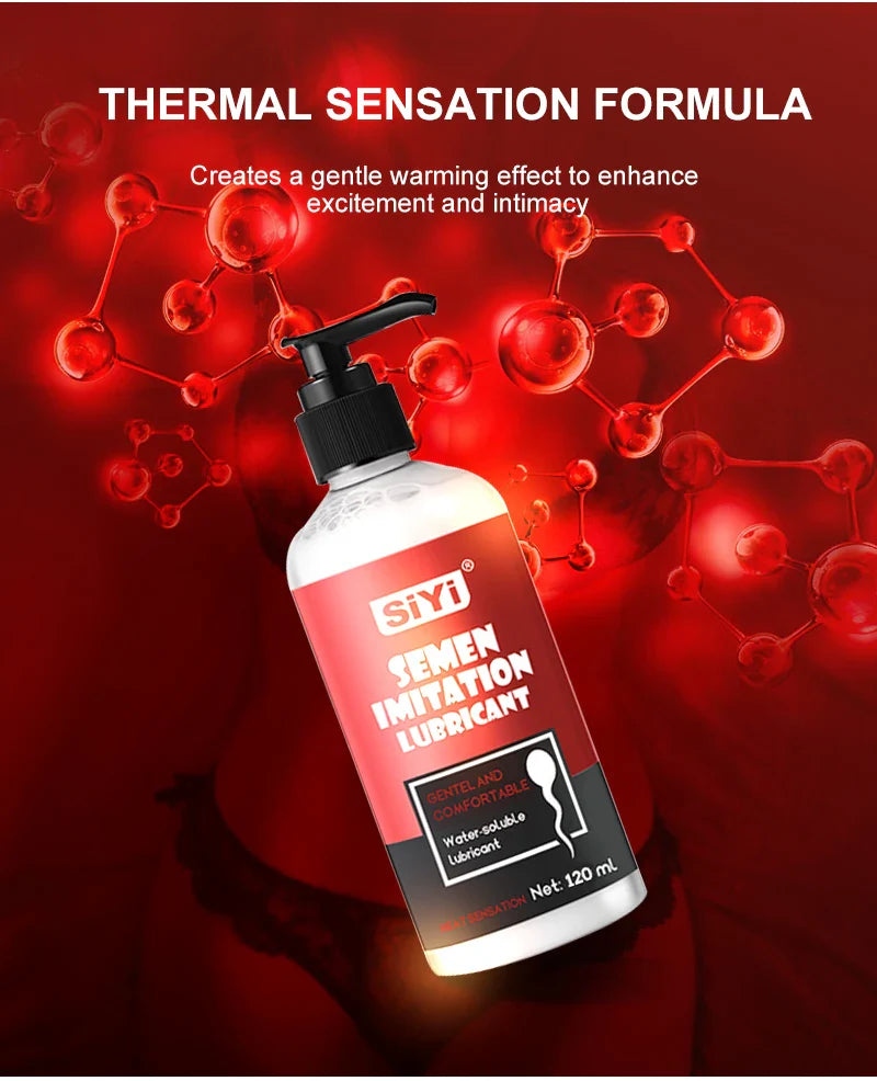 120ml/300ml Warming Water-Based Lubricant .Intimate Lube for Vaginal & Anal, Ideal for Toys and Couples Lubricant