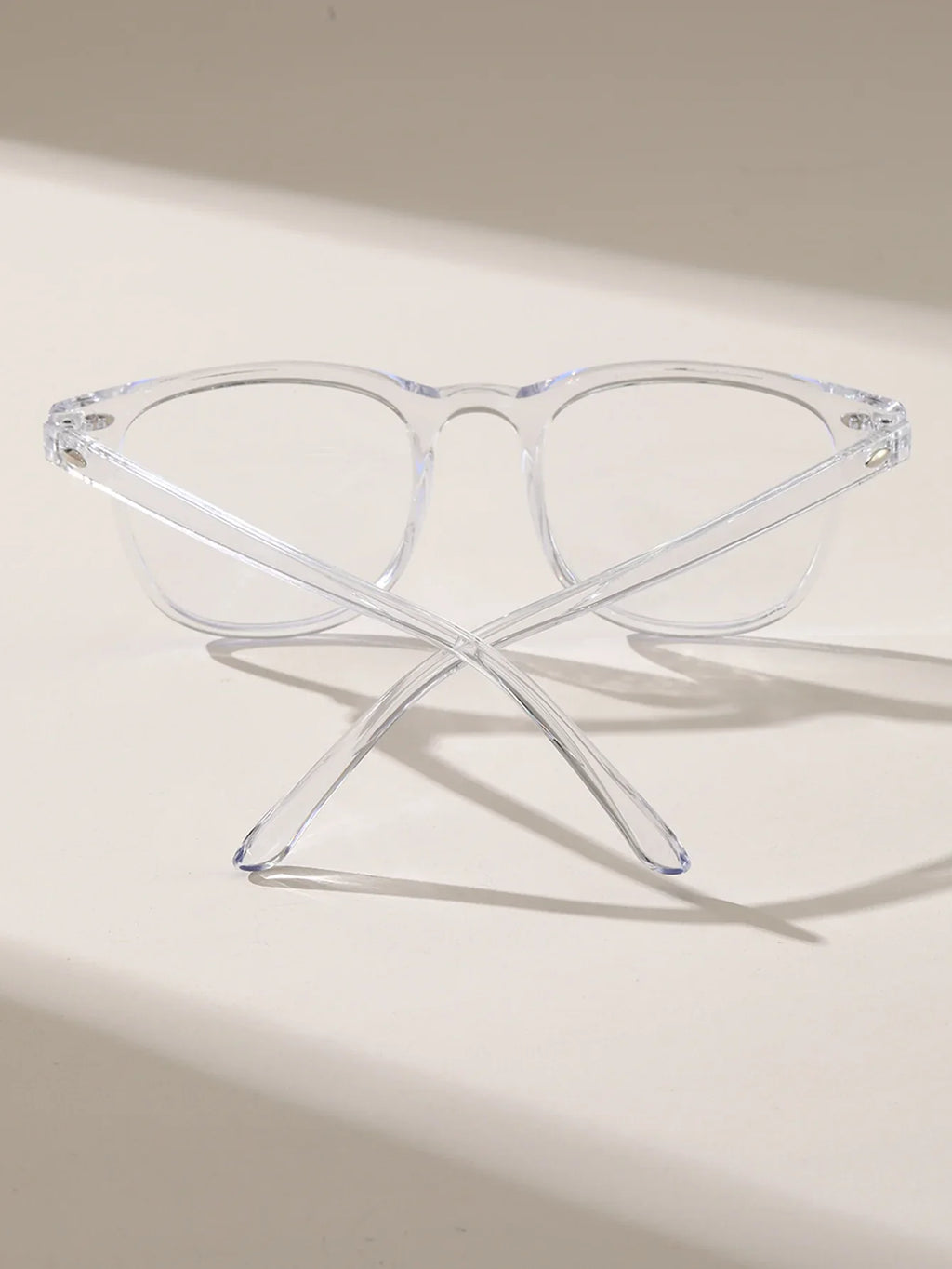 1PC/2PCS Fashion Pentos Plastic Frame Anti-Blue Light Clear Glasses For Daily Office Reading Life Eye Protection Accessories.