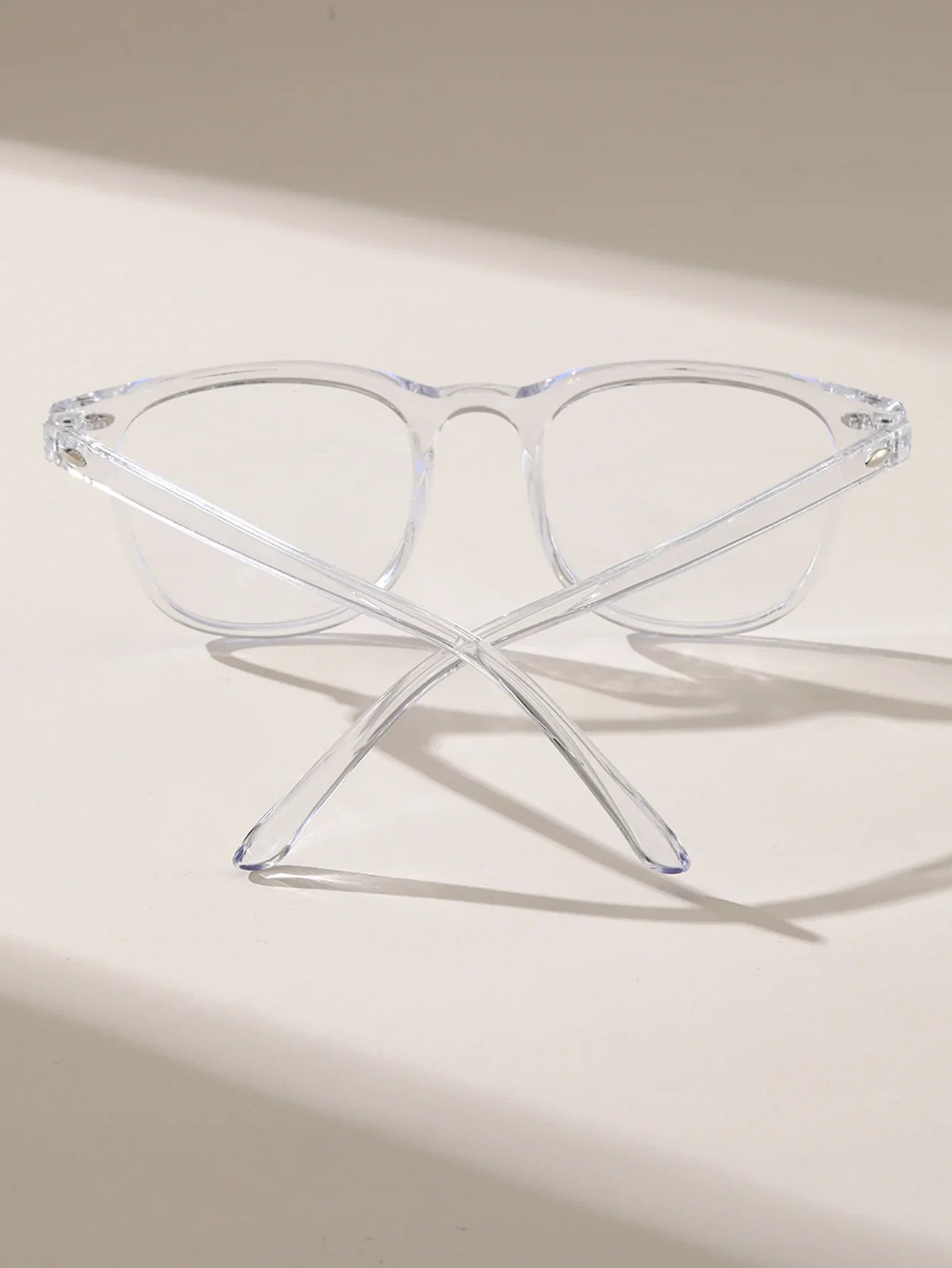 1PC/2PCS Fashion Pentos Plastic Frame Anti-Blue Light Clear Glasses For Daily Office Reading Life Eye Protection Accessories.