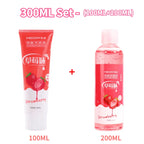 100/200ML Lickable Fruity Flavor Lubricant Oral Sex Strawberry Lubricating Fluid for Adult Sex Toys Vaginal Anal Lubrication 18+