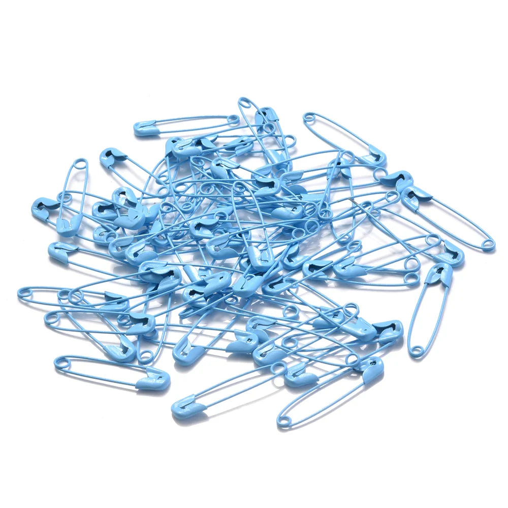 30pcs 6x30mm Colorful High Quality Safety Pins Paper Clip DIY Sewing Tools Metal Needles Large Safety Pin Brooch Accessories