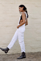 Casual Women Summer Vintage Retro Denim Long Jumpsuit Spaghetti Strap Straight Romper Pants Baggy Bib Overalls Jumpsuits