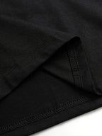 Cotton Blend Short Sleeve ME Letter Print Crop T-Shirt - Soft Semi-Sheer Micro Elasticity Crew Neck Sexy Style