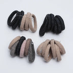 6PCS Women Glitter Hair Scrunchies Girls Elastic Hair Rubber Bands Hair Holder/Gum Hair Accessories Ponytail Hair Holders