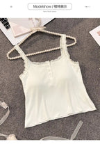 Casual Women Pajamas Summer Sleepwear Spaghetti Strap Shorts Sets 2 Pieces Night Wears O-neck Korean Sleeping Solid Home Suit