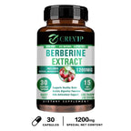 Berberine Extract - Supports Digestive System, Antioxidant, Enhances Cognitive Processes