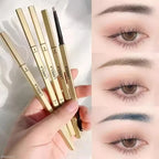 Double Head Eyebrow Pencil with Brush Waterproof Smooth 5 Colors Eye Brow Pen Tint Mascara Enhance Cosmetics Beauty Women Makeup