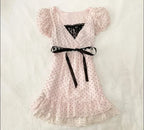 Aesthetic Slim Dress Harajuku Y2K Women Polka dot skirt Chic Maiden Frock Hot Girl Classic Fashion Classic Korean emo Sundress