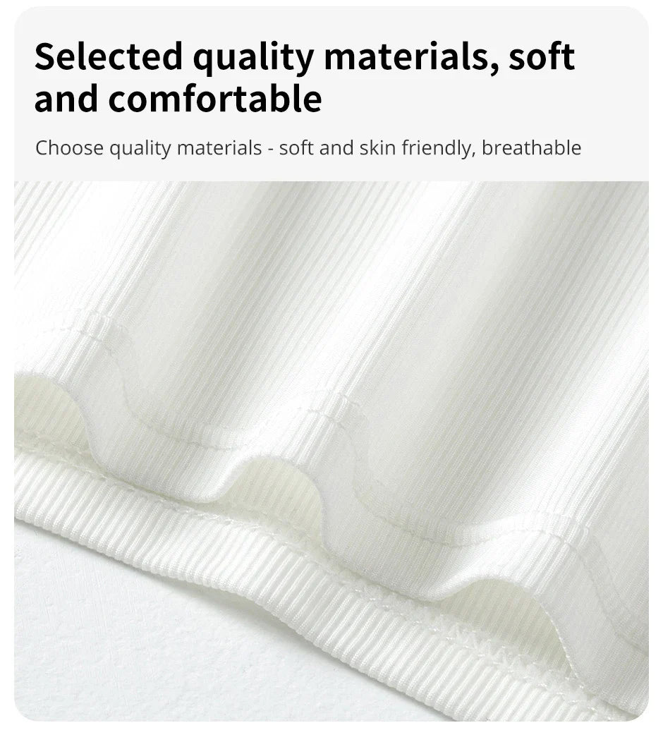 3-piece Ladies Solid Color Vest Fashion Joker Young Woman Threaded Camisole