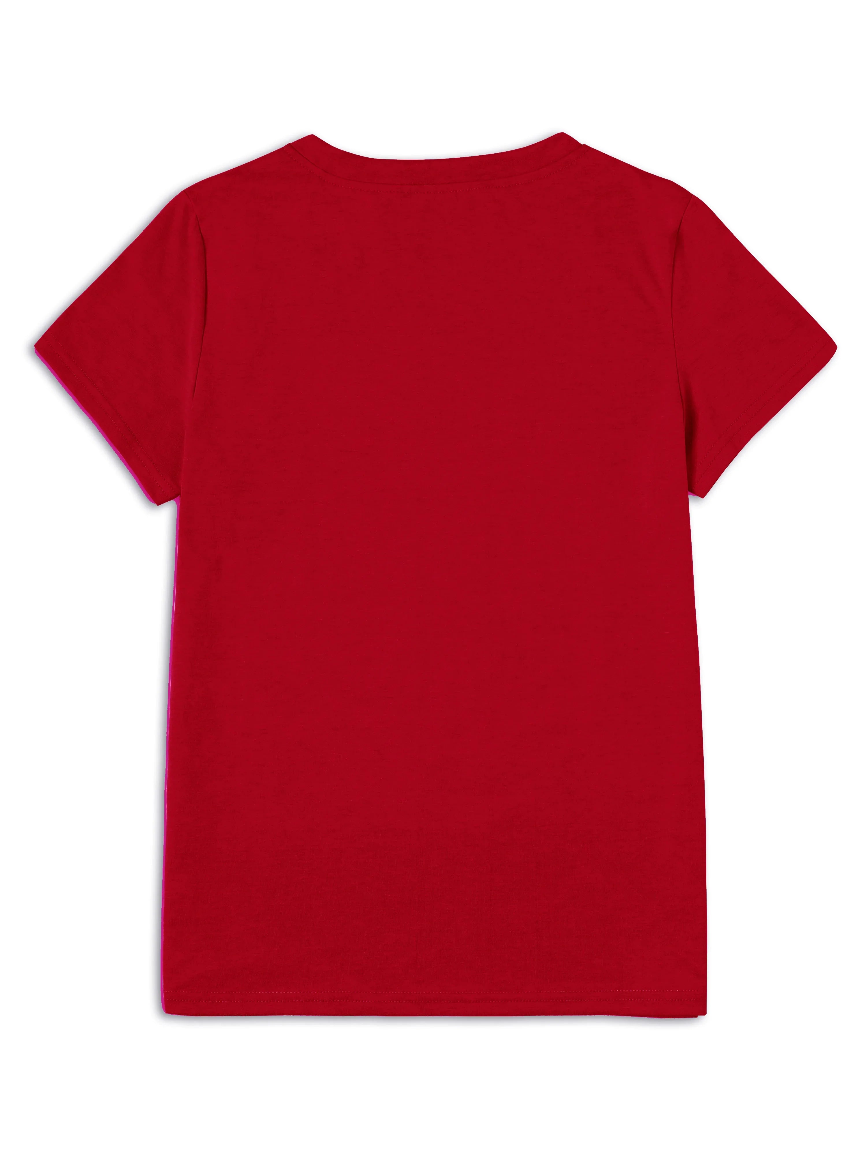 butterfly  print t-shirt, short sleeve crew neck casual top for summer & spring, women's clothing