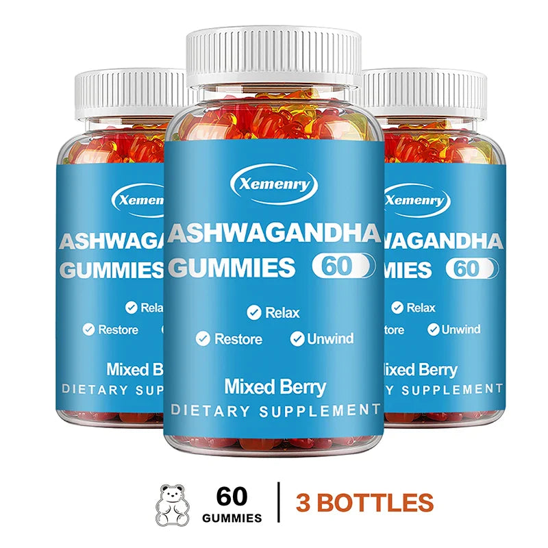 Ashwagandha gummies - Relieve Stress Help with Sleep Support Immune System Health