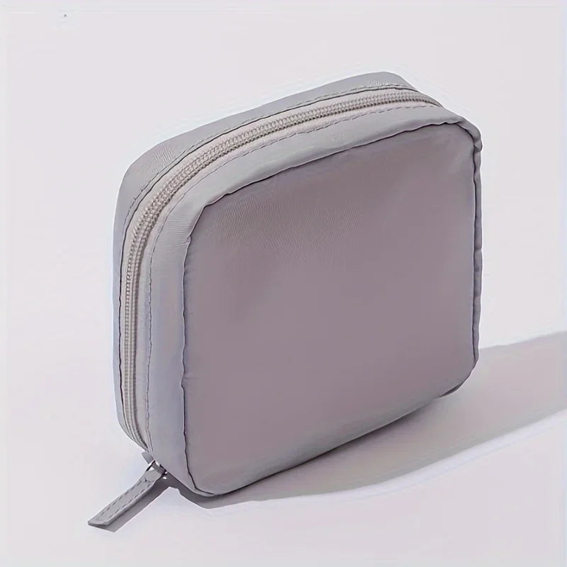 1pc Water-Resistant Feminine Product Pouch - Portable Period Kit Bag with Discreet Sanitary Napkin Storage, Menstrual Cup Pouch