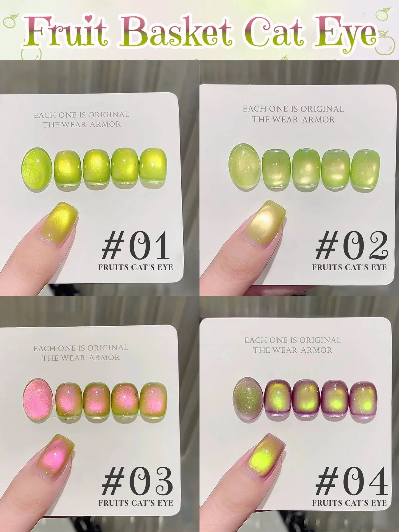 1-3pcs PSK 2025 New Whitening Purple Glass Beads Starry Crystal Nail Art Purple Glass Bead Cat Eye Gel Nail Polish Nail Supplies