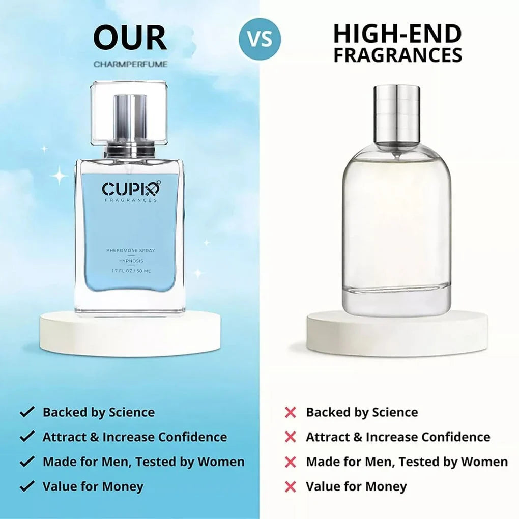 50ml Cupid Original Hypnosis 2.0 Pheromone-Infused Cologne For Men Spray - Pheromone Perfume For Men Fragrance - Best Gifts