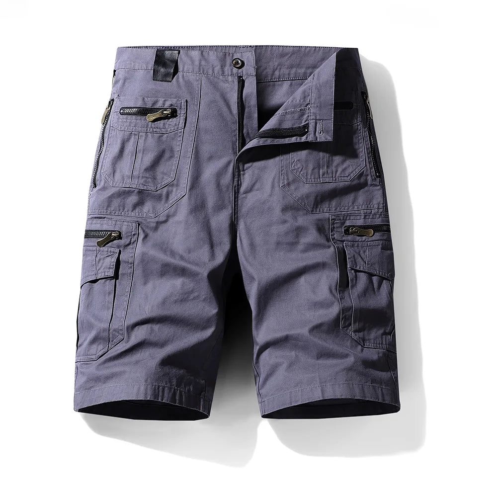 2025 New Men's Tactical Shorts With Multi Pockets, Casual Durable Waterproof Cargo Shorts For Outdoor Hiking Trekking