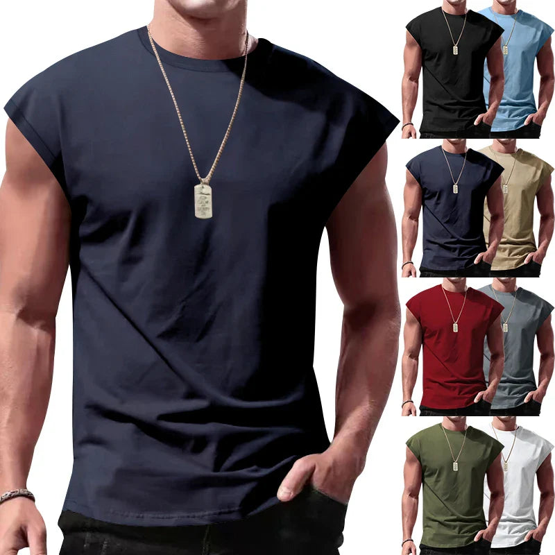 2024 men's casual sports breathable fast dry muscle vest