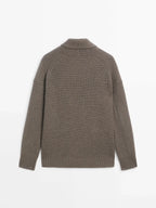 Ethereal costume 2025 massidutti spring new style of Old Money Wind Casual British Soft Double-Breasted V-Neck Knitted Cardigan