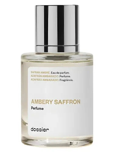 50ML Dossier Ambery Saffron Ambery Vanilla Floral Marshmallow Gourmand White Flowe Arabian Women's Perfume Birthday Present