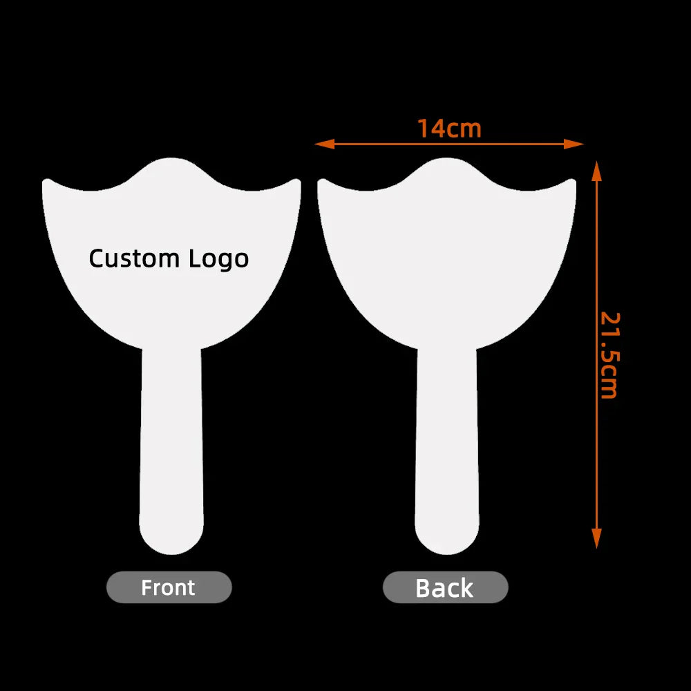 1 Pc Lash Artist Customize Logo Social Media Face Photo Prop Eyelash Technician Prop Handheld Acrylic Palette Lash Salon Tools