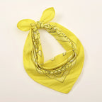 Bohemian Print Bandana Paisley Printed Headbands Hiphop Kerchief Outdoor Unisex Headband Wrist Wraps Face Mask Handkerchief