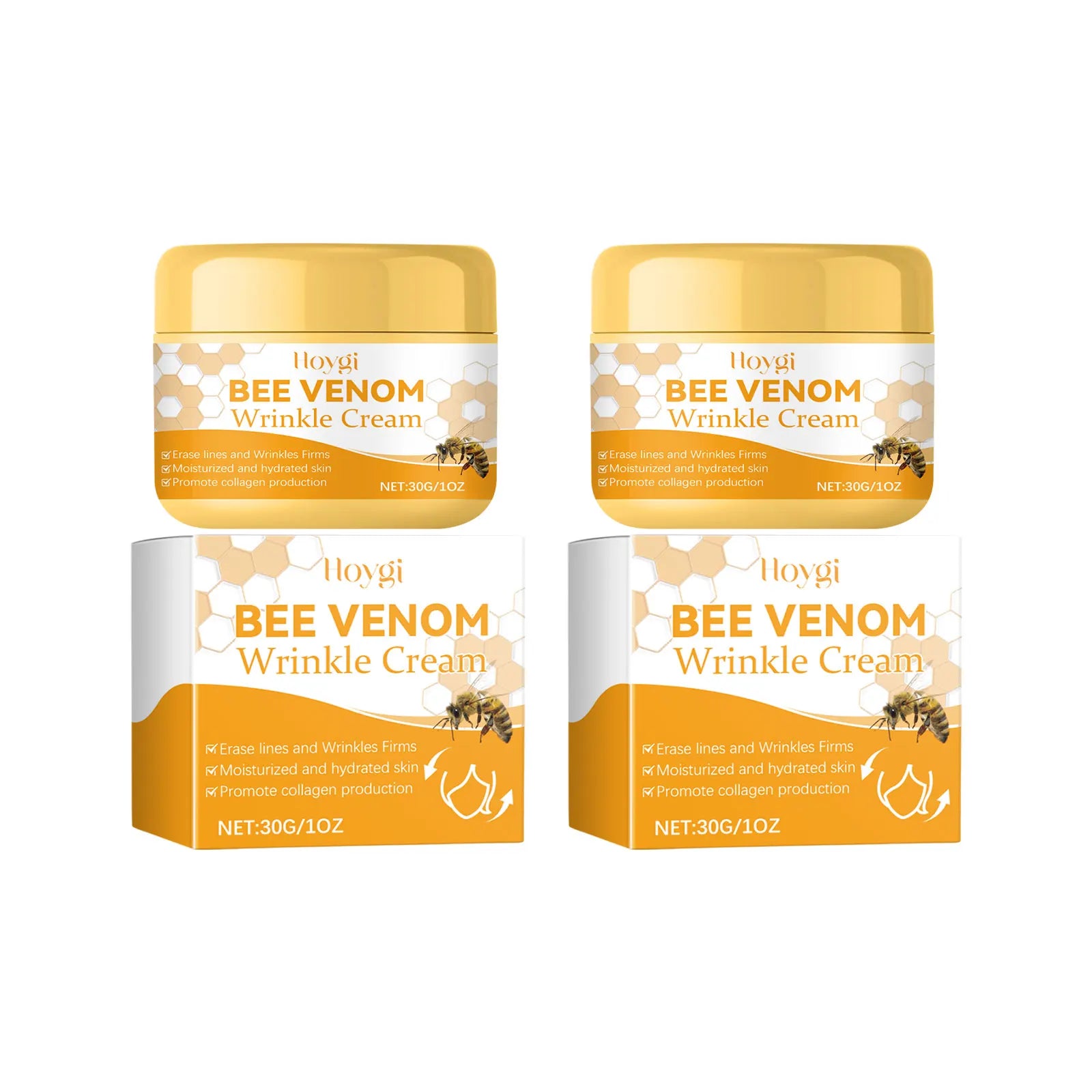 Bee Venom Face Cream Moisturizing Sagging Improvement Reduce Fine Lines Damaged Skin Repair Facial Cream Nourishing Skin Care