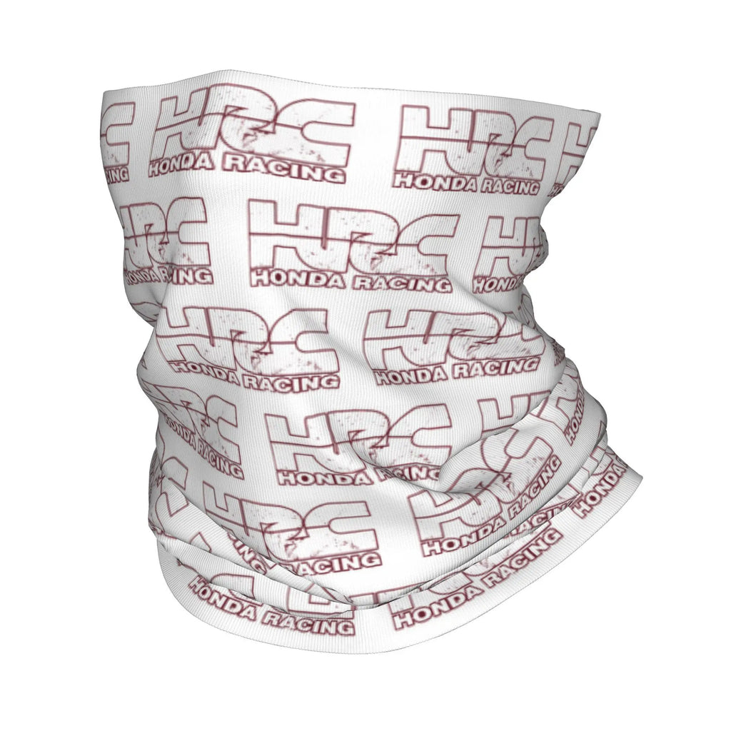 Custom H-Hondaes Motorcycle Rider Winter Headband Neck Warmer Women Men Ski Running Tube Scarf Moto Face Bandana Gaiter