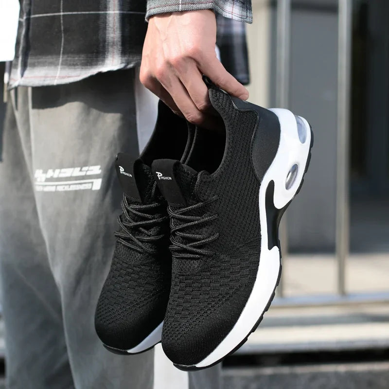 2025 Lightweight Men Safety Shoes Steel Toe Cap Work Sneakers Men Protective Shoes Anti-smash Anti-puncture Indestructible Shoes